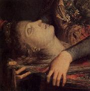 Gustave Moreau Tracianische Frau mit dem Kopf des Orpheus und seiner Leier oil painting artist
